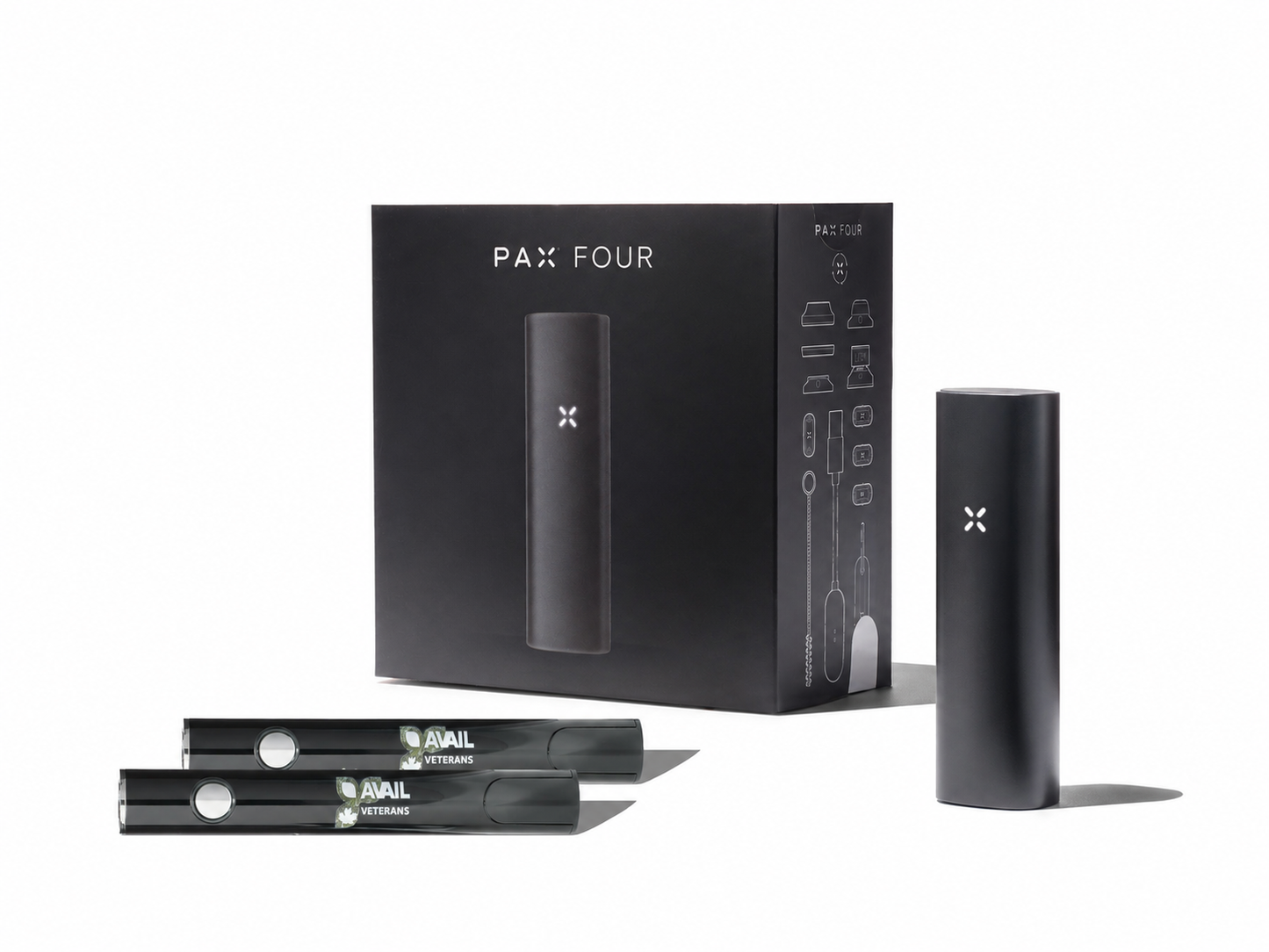 Pax Four with 2x 510 Threaded Battery