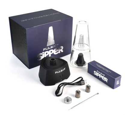 Pulsar Sipper Dual Use Concentrate & 510 Cartridge Vaporizer Bubbler